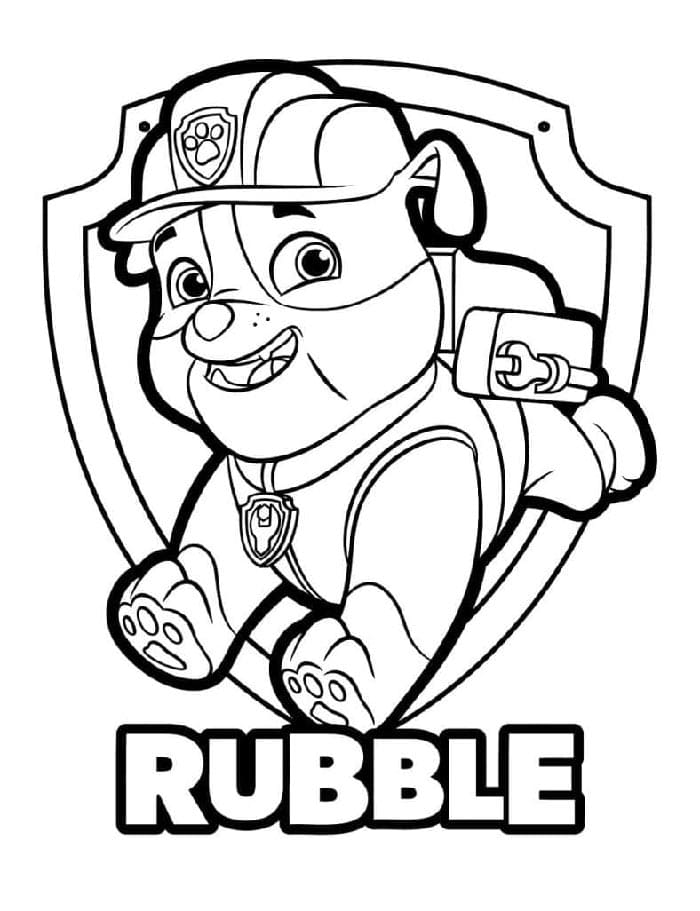 Personaggi da Paw Patrol da colorare