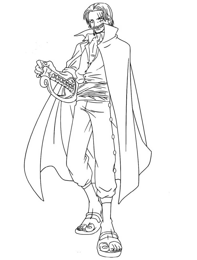 Personaggio One Piece da colorare