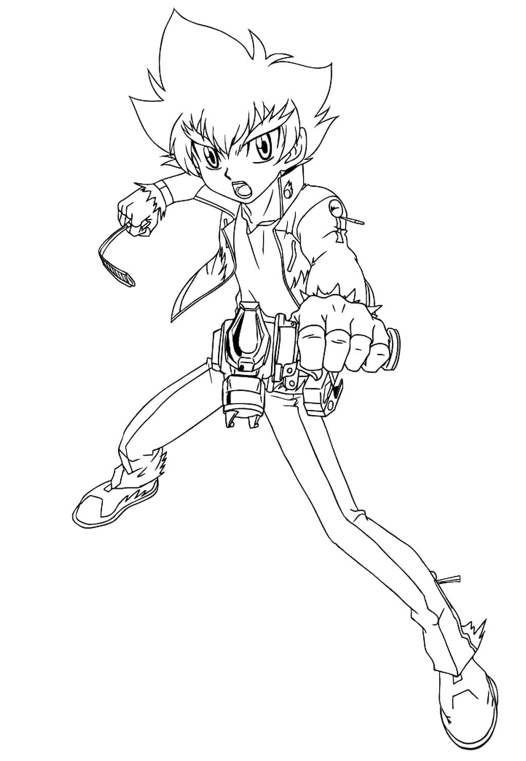 Personaggio di Beyblade da colorare