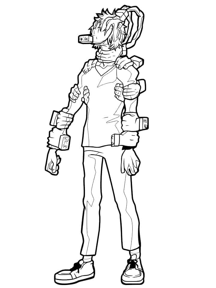 Personaggio di My Hero Academia da colorare