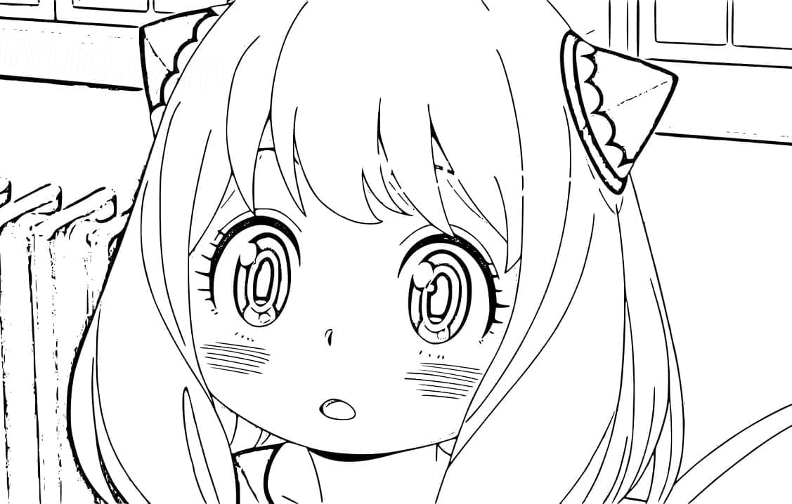 Personaggio di Spy x Family da colorare