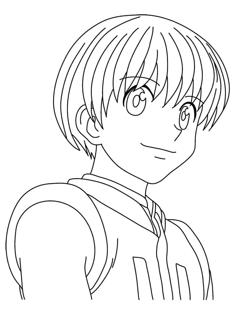 Personaggio in Hunter x Hunter da colorare