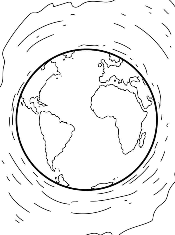 Pianeta Incredibile da colorare