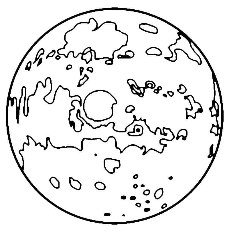 Pianeta Pubblicabile Libero da colorare