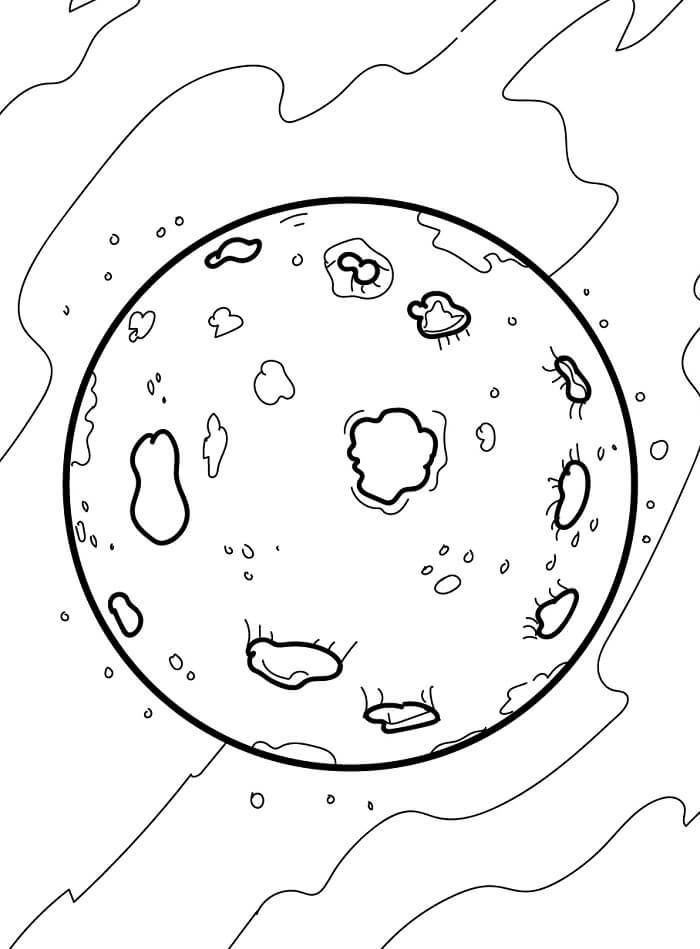 Pianeta Senza Spese per Ragazzini da colorare