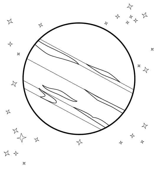 Pianeta Splendido da colorare