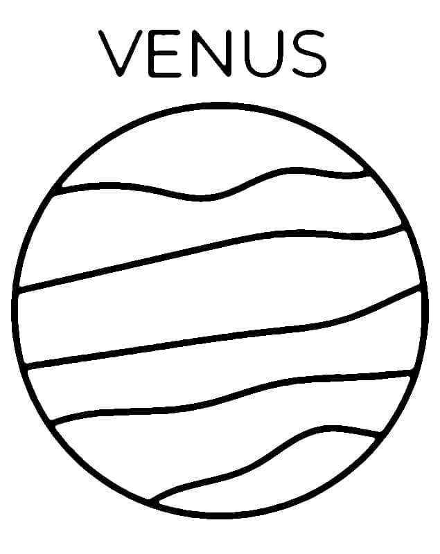 Pianeta per Ragazzini di 3 Anni da colorare