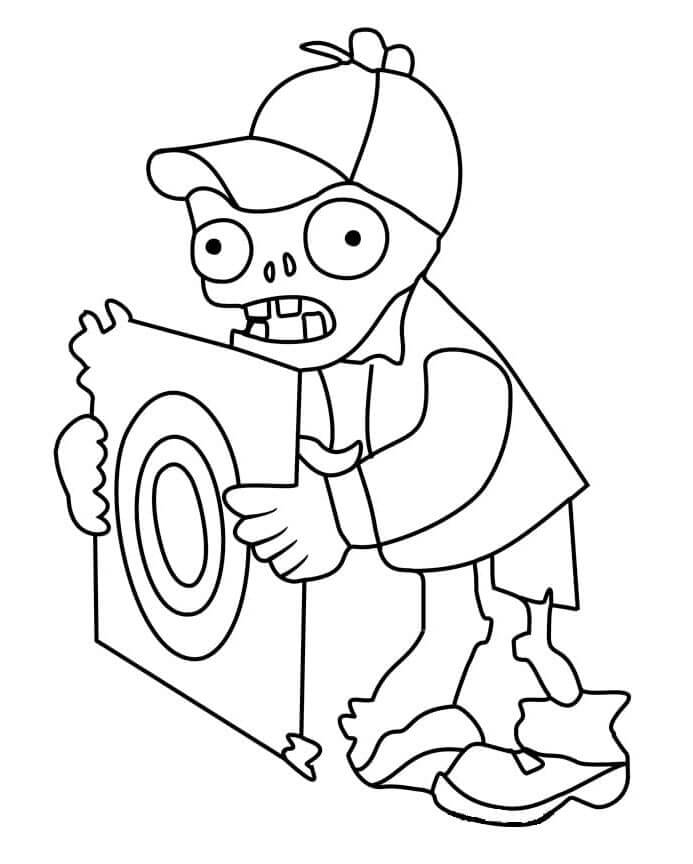 Piante contro zombi (1) da colorare