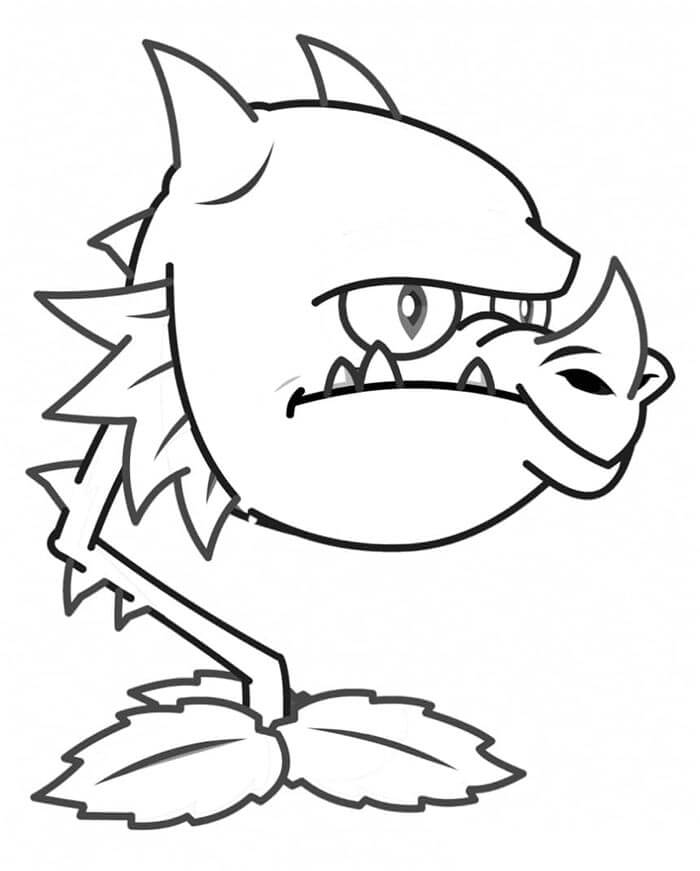 Piante contro zombi (12) da colorare