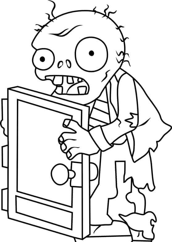 Piante contro zombi (13) da colorare