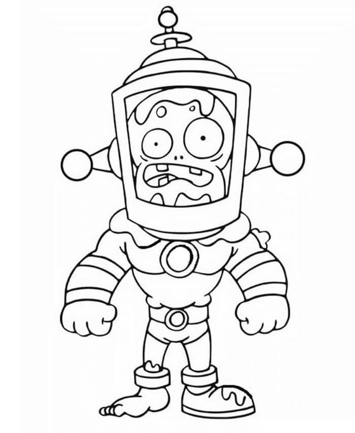 Piante contro zombi (4) da colorare