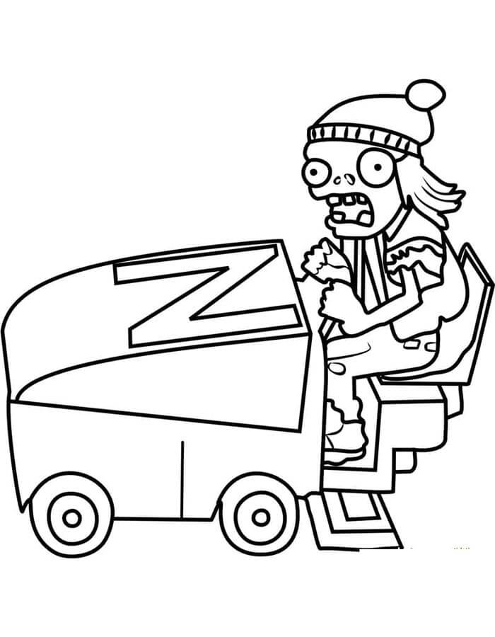 Piante contro zombi (7) da colorare