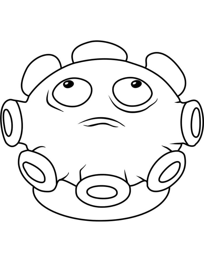 Piante contro zombi per Bambini da colorare