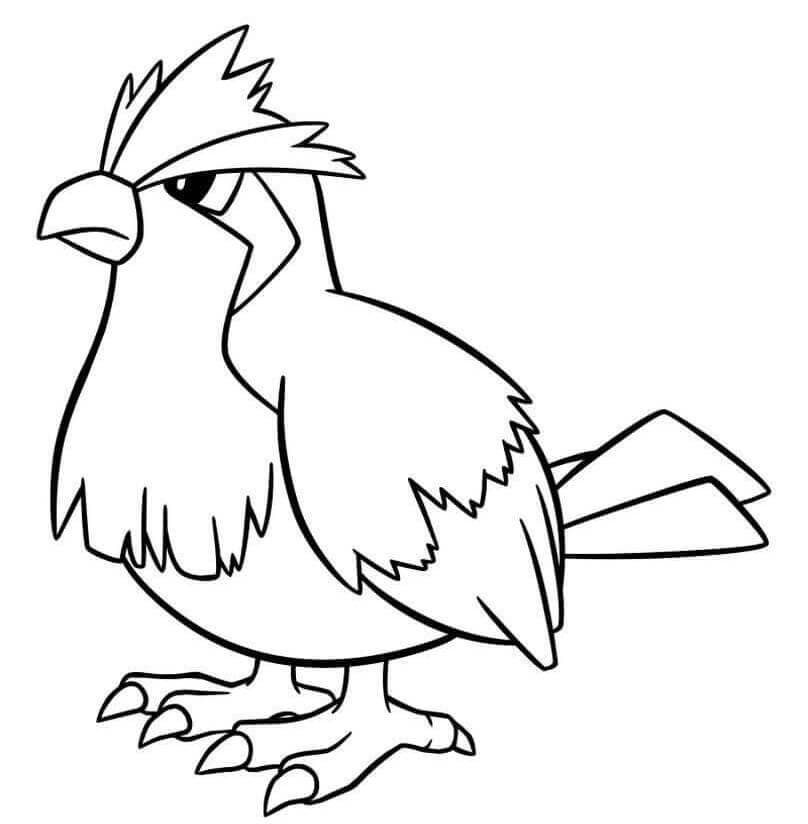 Pidgey Pokemon da colorare