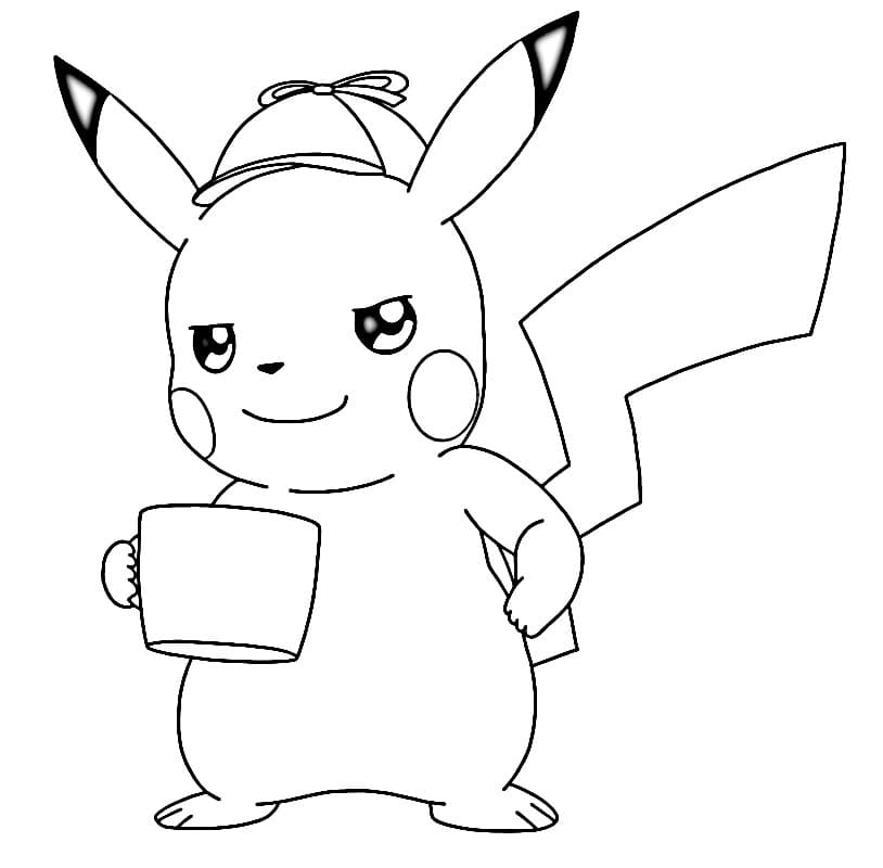 Pikachu Piccolo da colorare