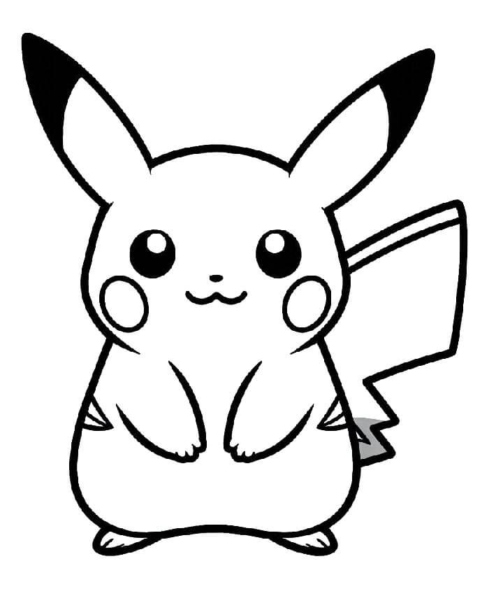 Pikachu Stampabile da colorare