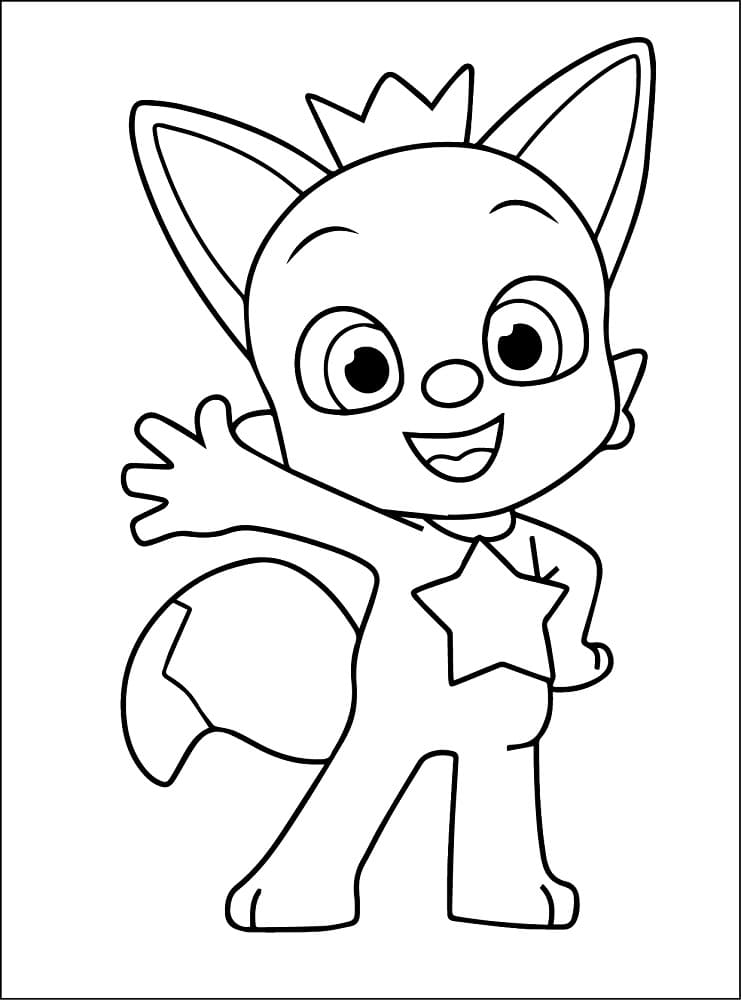 Pinkfong da colorare