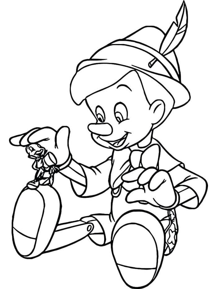 Pinocchio Disney da colorare