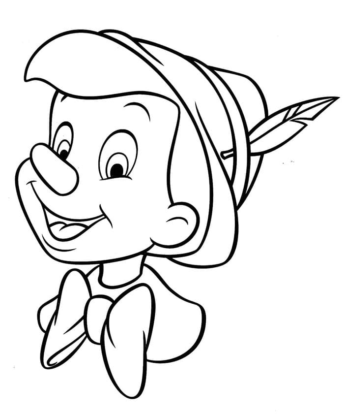 Pinocchio Senza Spesa da colorare