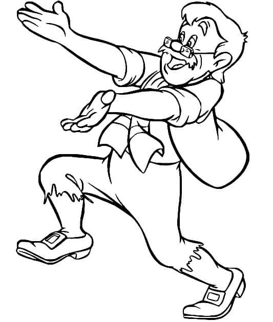 Pinocchio per Stampare da colorare