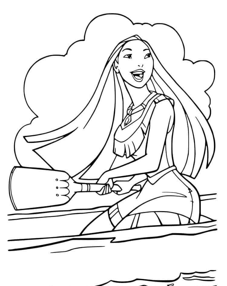 Pocahontas per Stampare da colorare
