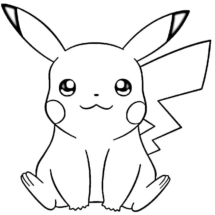 Pokémon Pikachu da colorare