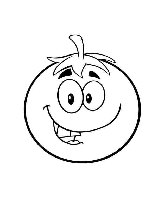 Pomodoro Salutare da colorare