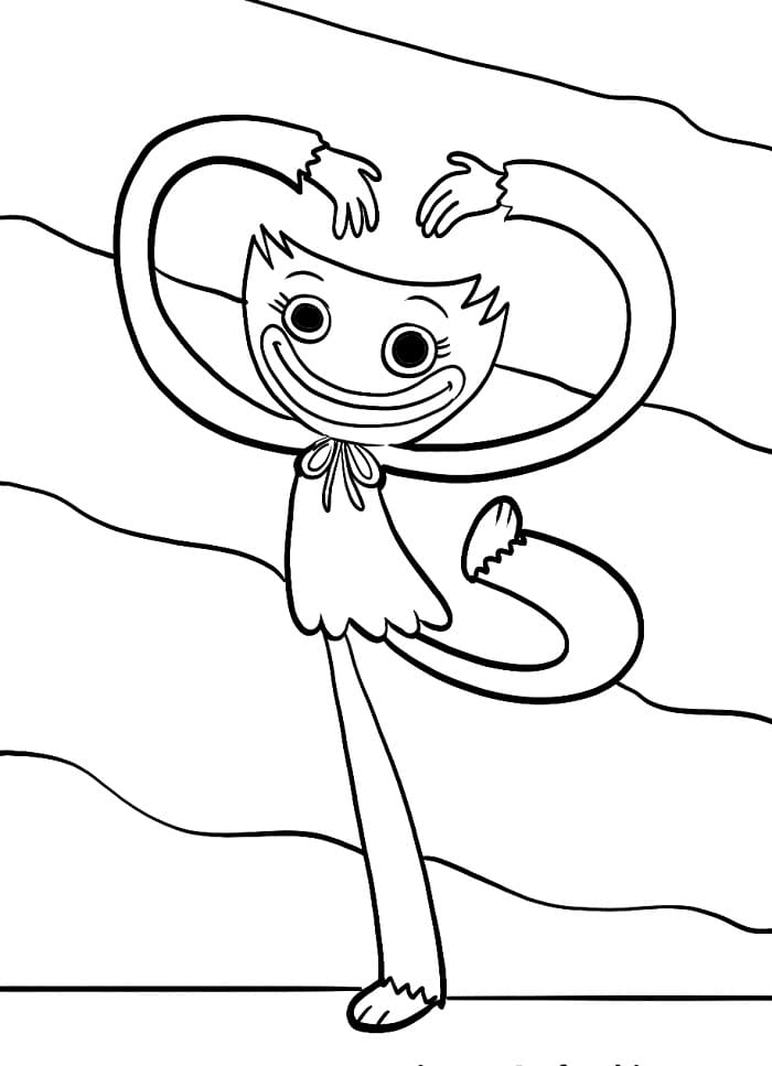 Poppy Playtime Semplici da colorare