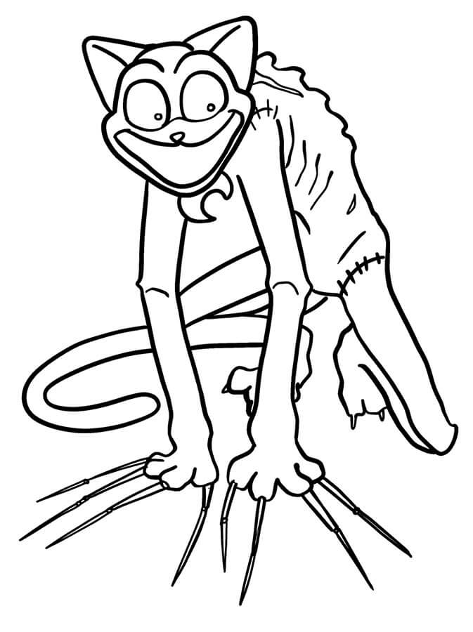 Poppy Playtime per Bambini di 6 Anni da colorare