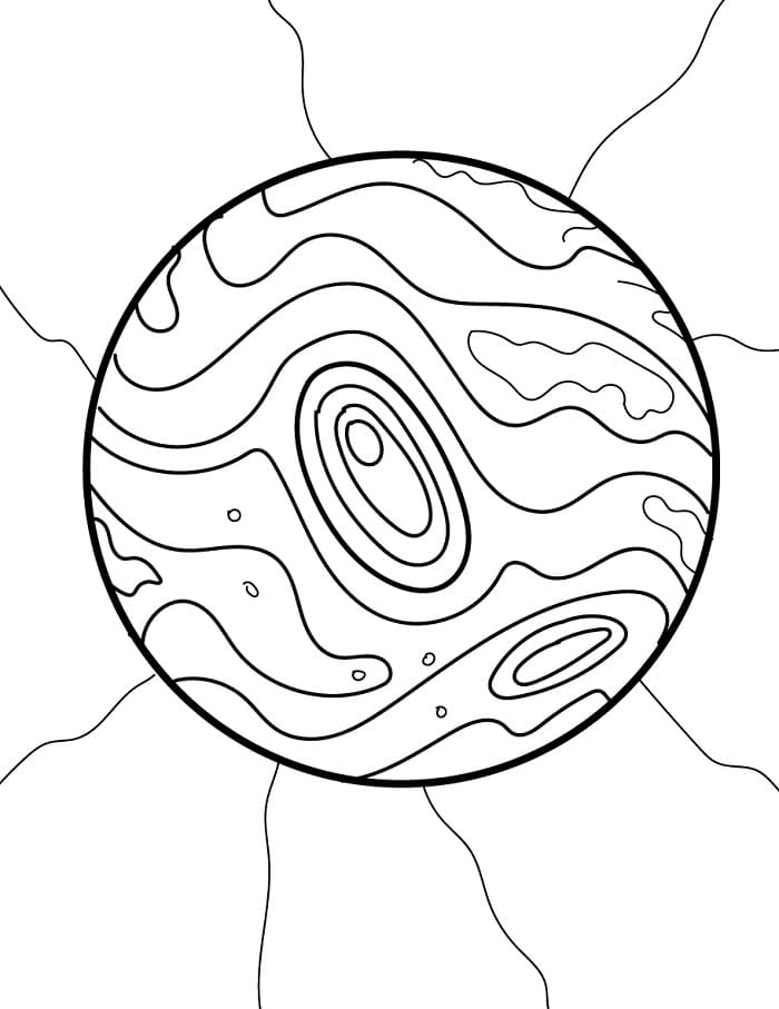 Pubblica Pianeta da colorare