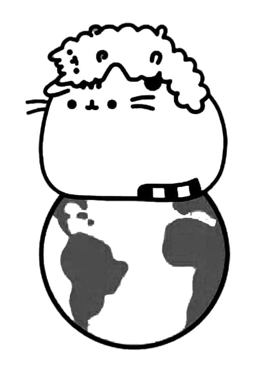 Pusheen (7) da colorare