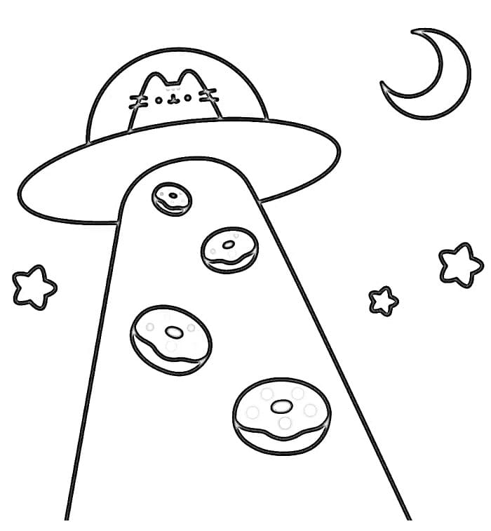 Pusheen Animata da colorare