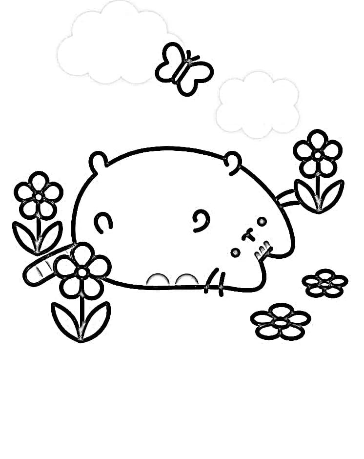 Pusheen Senza Spesa da colorare