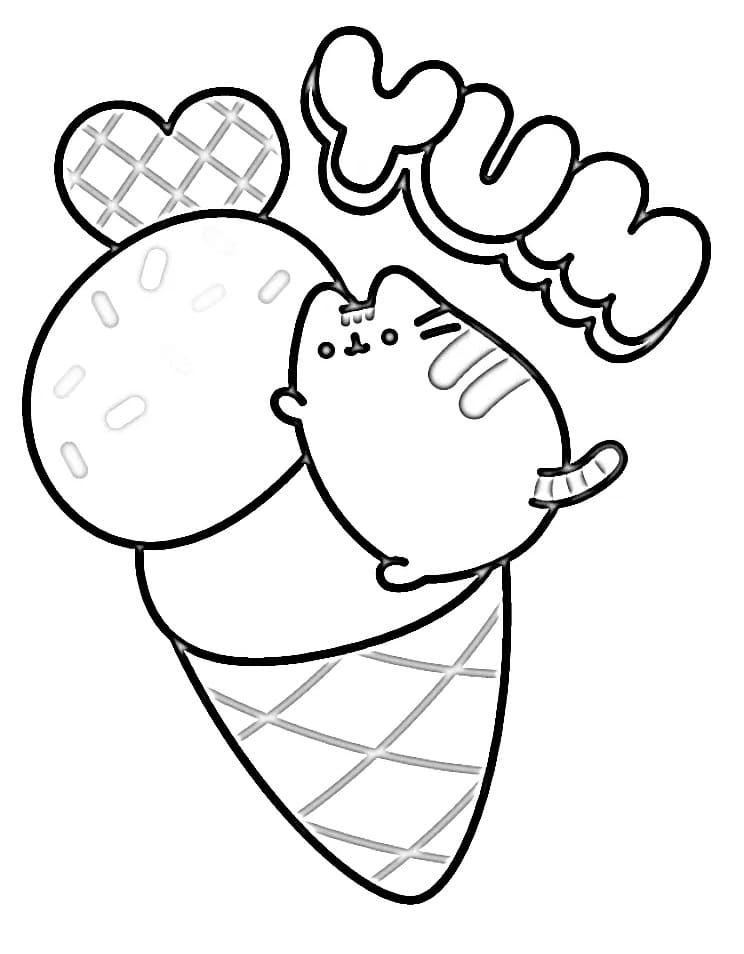 Pusheen a Prezzo Zero da colorare