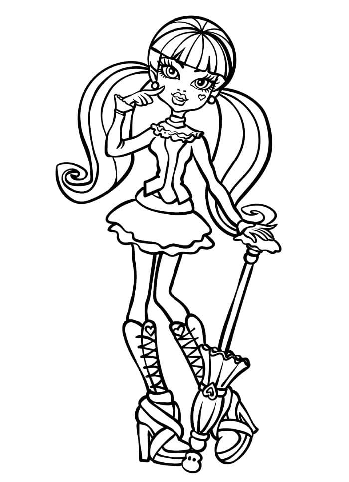 Monster High da colorare