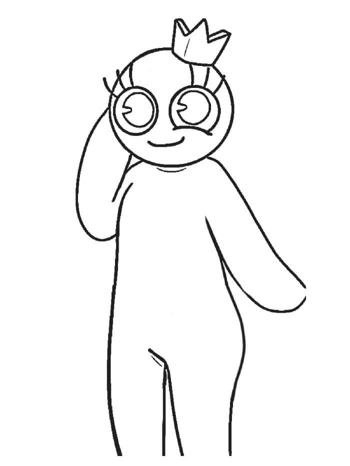 Rainbow Friends 2 da colorare