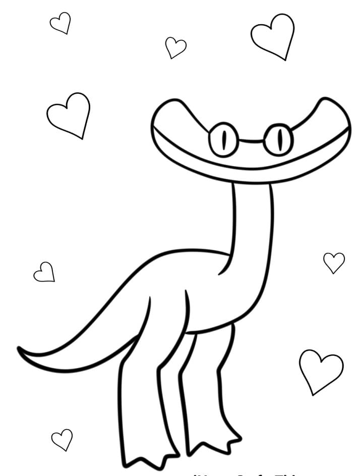 Rainbow Friends Facili da colorare