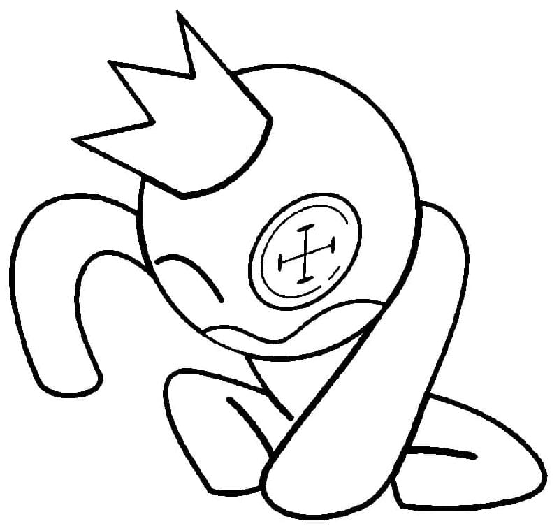 Rainbow Friends Personaggio da colorare