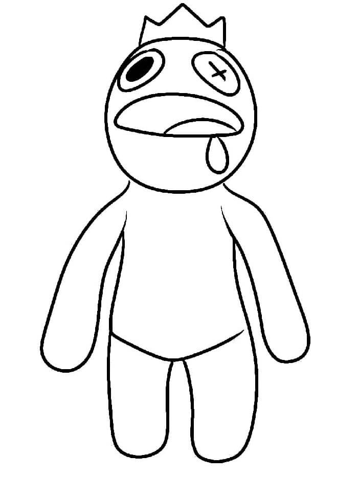 Rainbow Friends per Bambini di 6 Anni da colorare