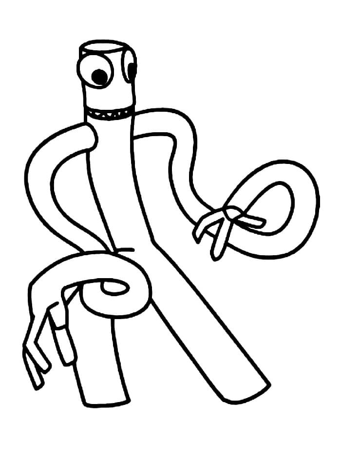 Rainbow Friends per Bambini da colorare