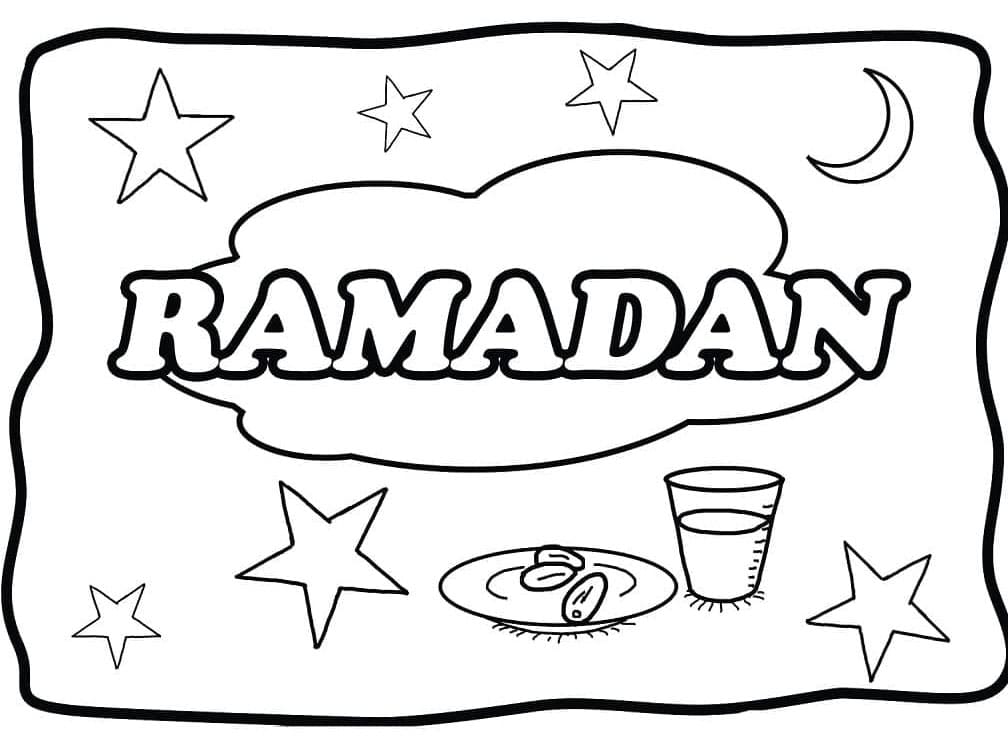 Ramadan (1) da colorare
