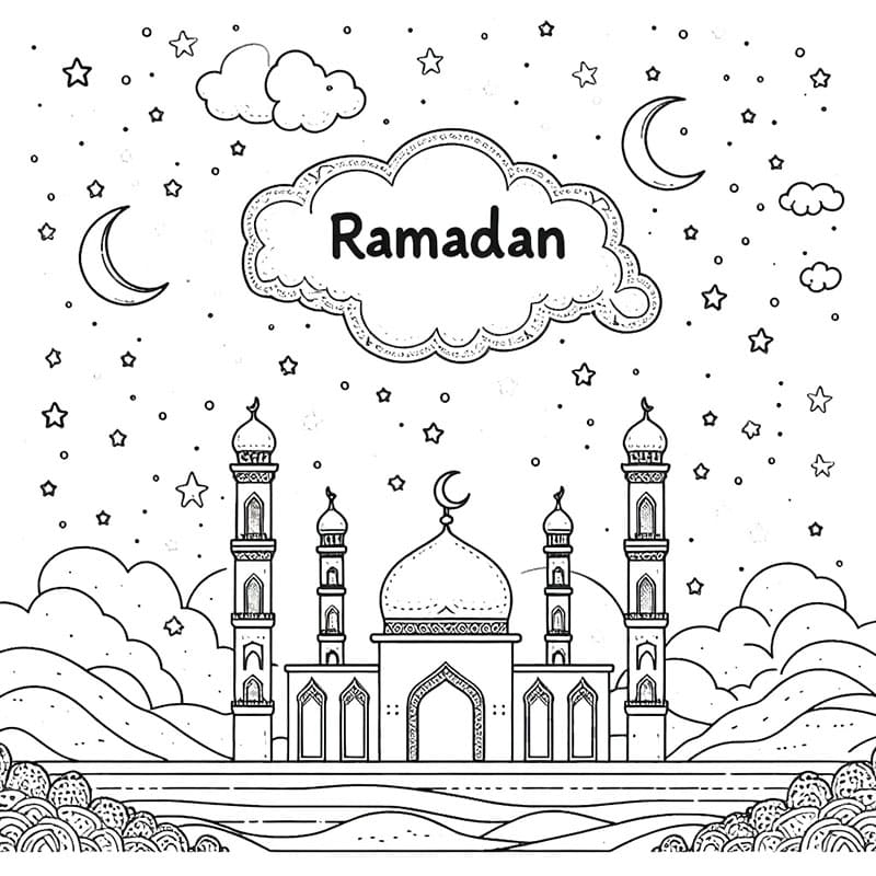 Ramadan (5) da colorare