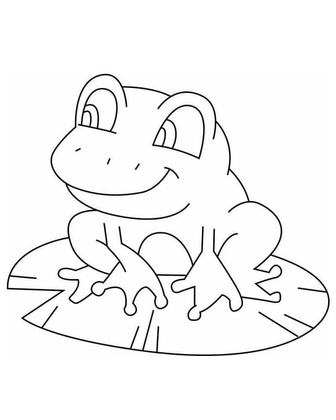 Rana Bellissima da colorare