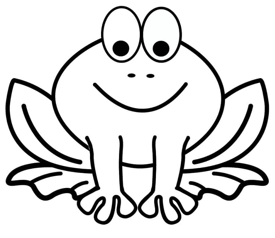 Rana Gratis Stampabile da colorare