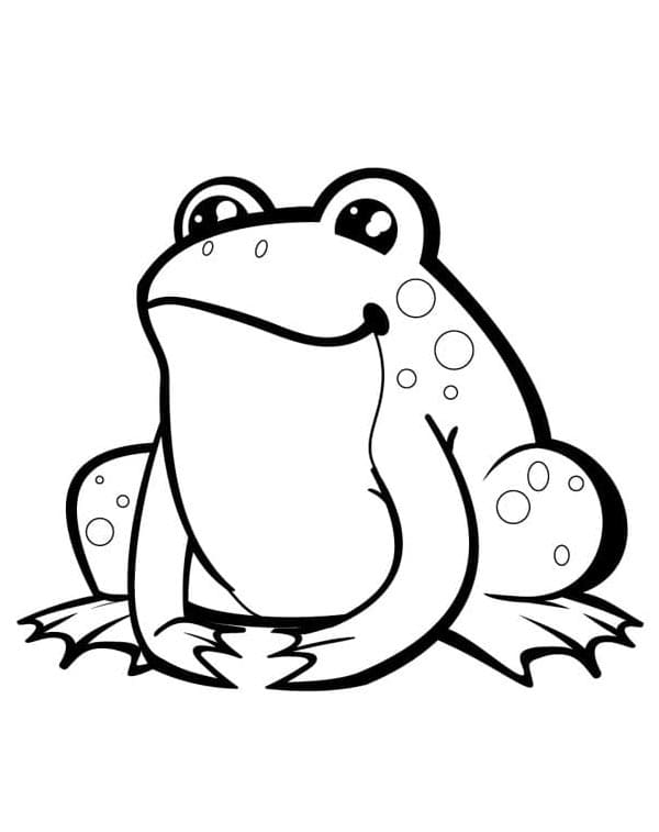 Rana Gratis da colorare