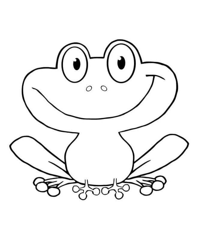 Rana Gratuita Stampabile da colorare