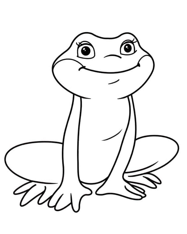 Rana Piccola da colorare