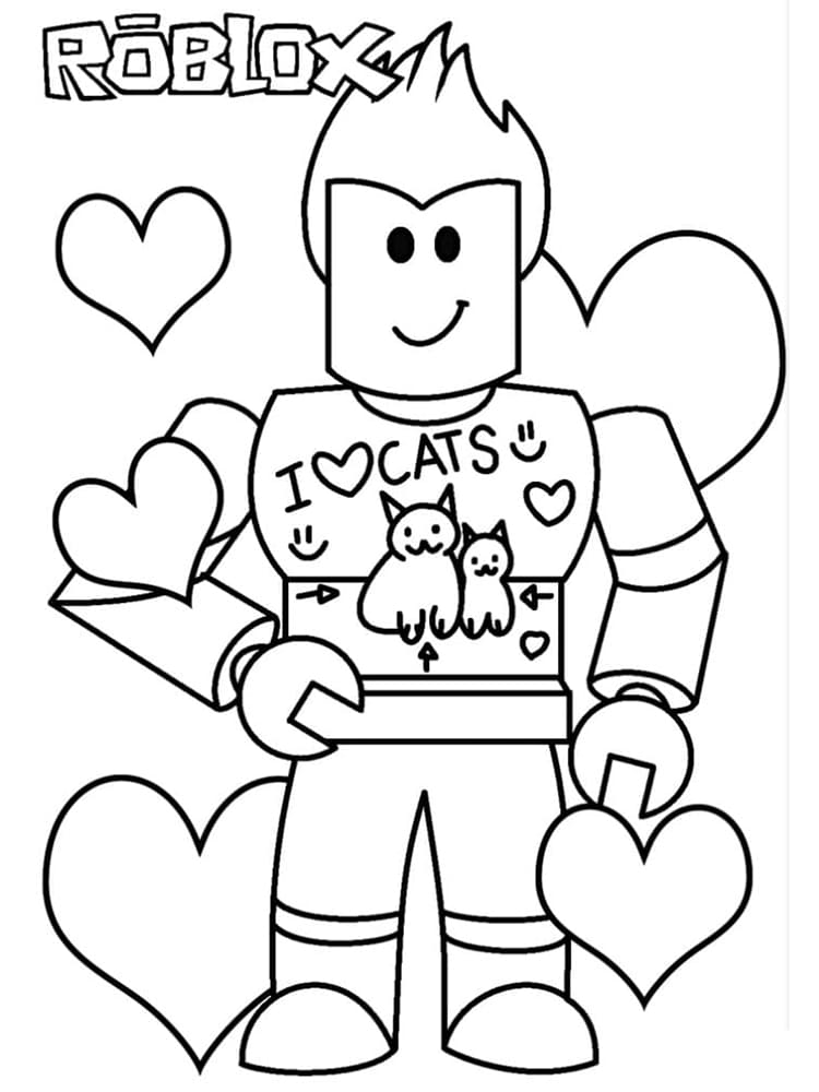 Roblox (5) da colorare