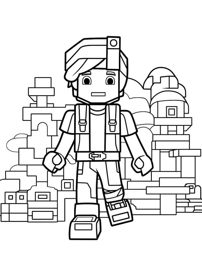 Roblox Adorabile da colorare