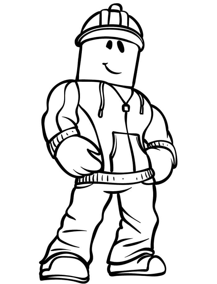 Roblox Personaggio da colorare